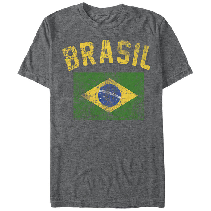 fifth sun Men's Lost Gods Brasil Flag T-Shirt