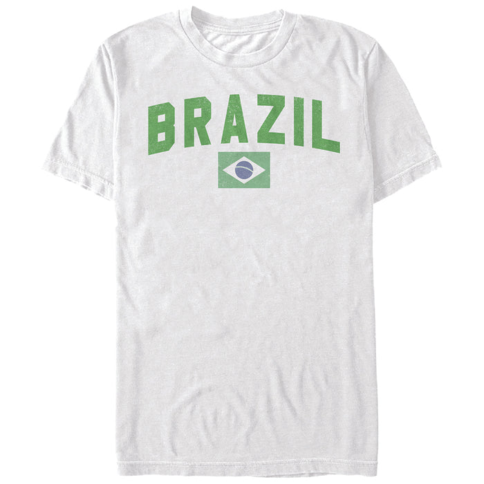 fifth sun Men's Lost Gods Brazil Flag T-Shirt
