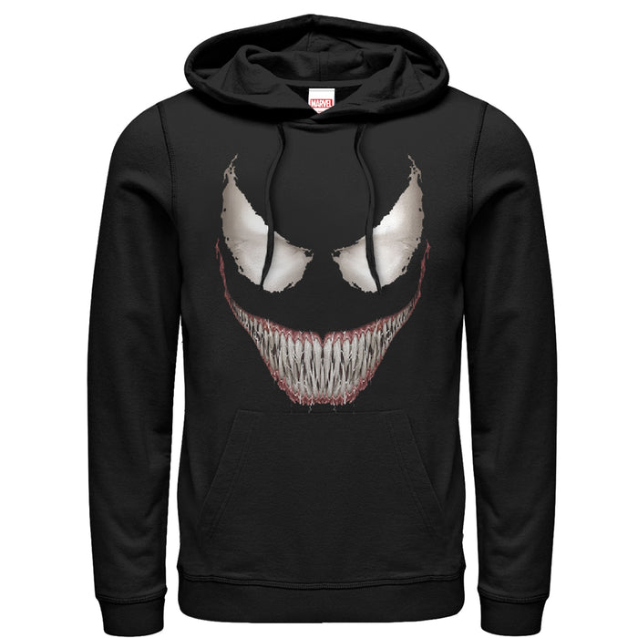 fifth sun Men's Marvel Venom Grin Pull Over Hoodie