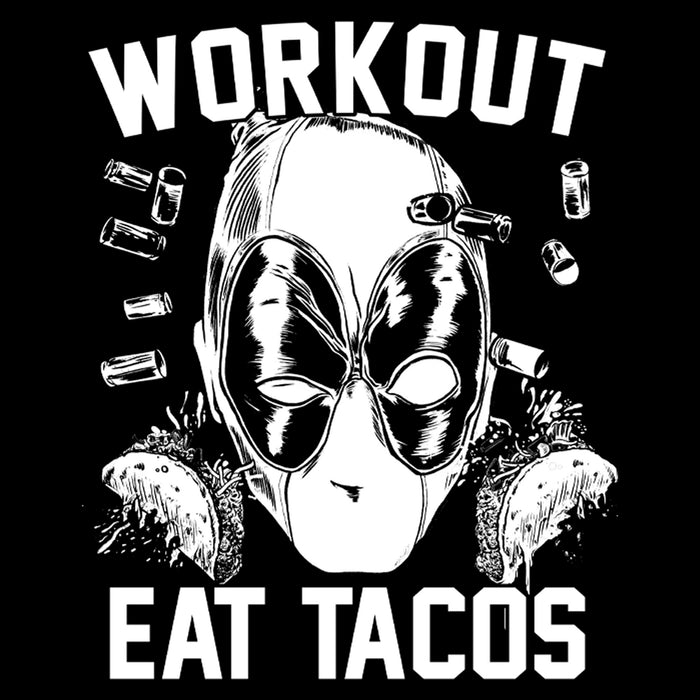 Fifth Sun Men's Marvel Workout Eat Tacos T-Shirt