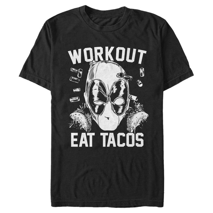 fifth sun Men's Marvel Workout Eat Tacos T-Shirt