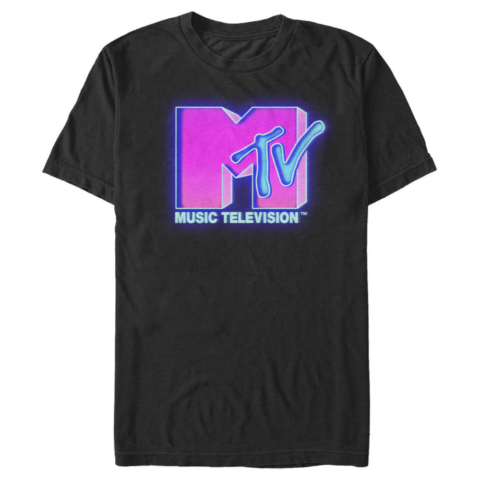 fifth sun Men's MTV Airbrush Logo T-Shirt