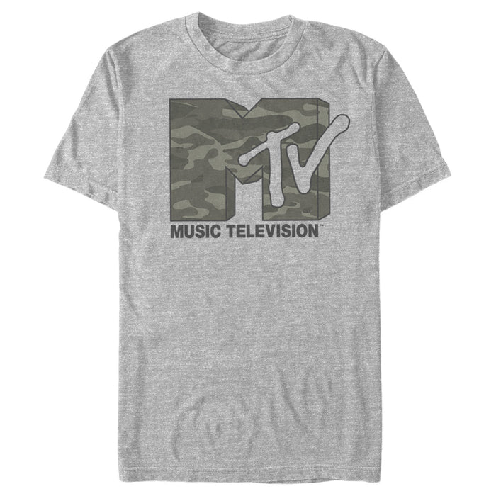 fifth sun Men's MTV Camouflage Logo T-Shirt