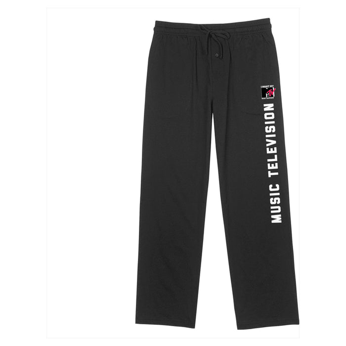 fifth sun Men's MTV Logo Bold Title Lounge Pants