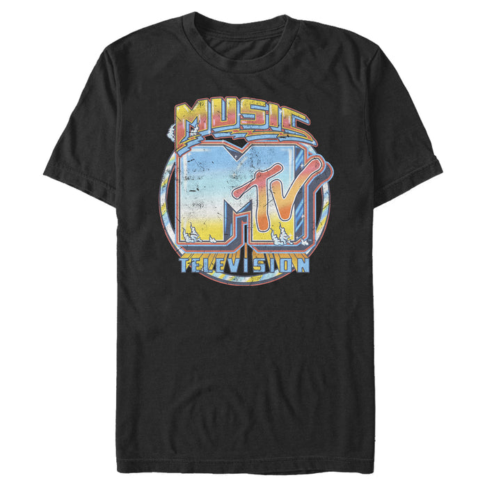 fifth sun Men's MTV Old School Logo T-Shirt