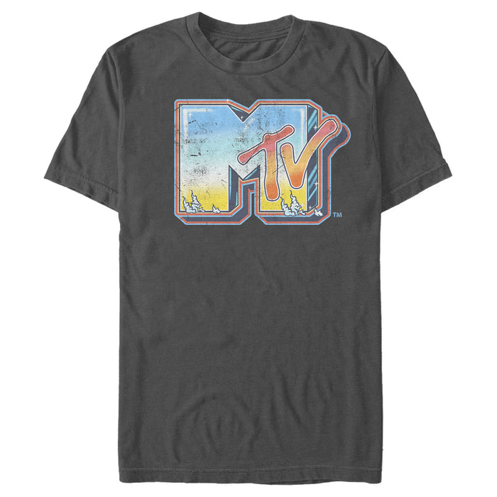 Fifth Sun Men's MTV Shimmery Logo T-Shirt