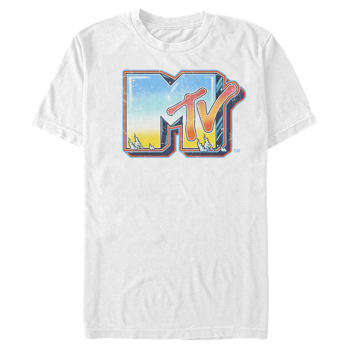 Fifth Sun Men's MTV Shimmery Logo T-Shirt