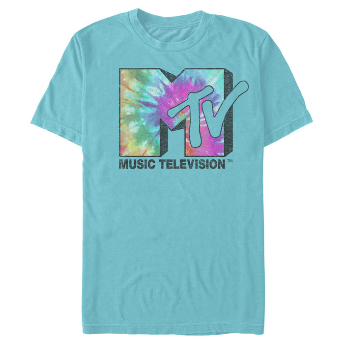 fifth sun Men's MTV Tie Dye Logo T-Shirt
