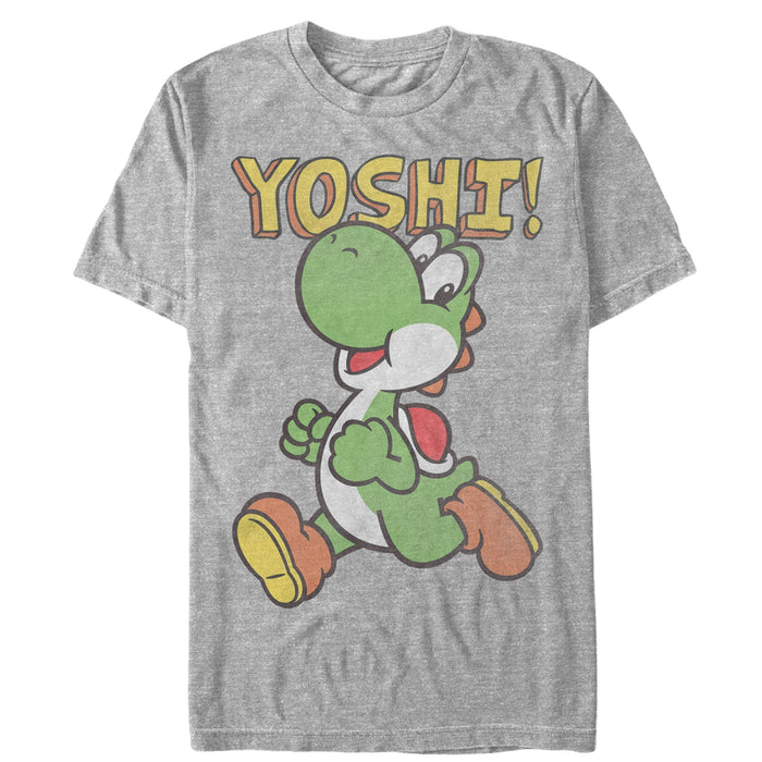fifth sun Men's Nintendo Running Yoshi T-Shirt