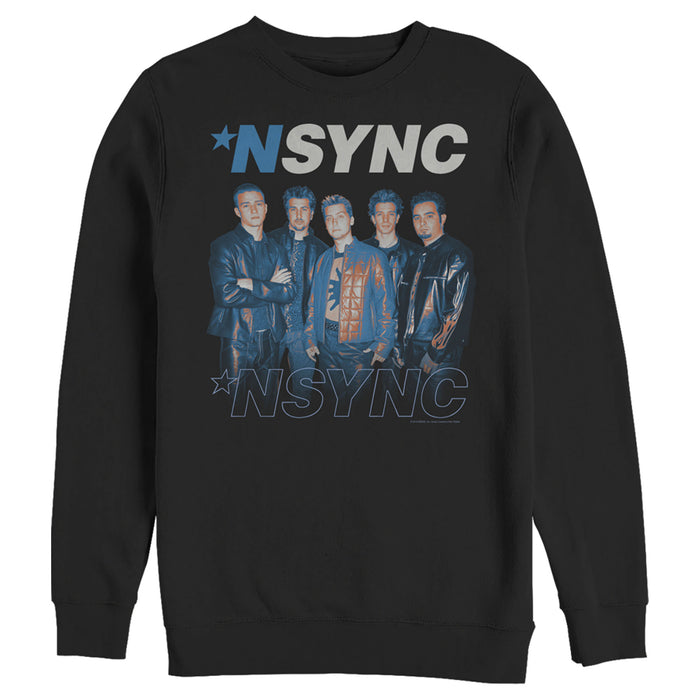 fifth sun Men's NSYNC Band Pose Sweatshirt