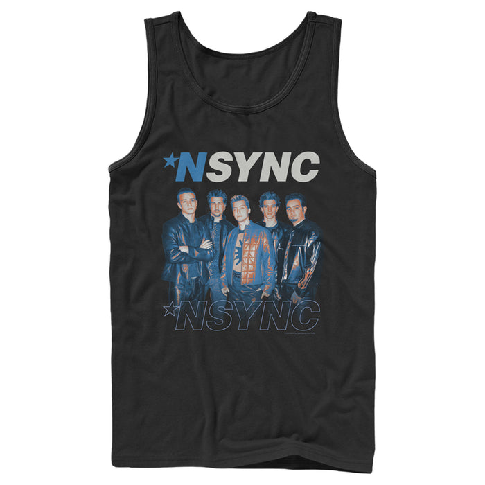 fifth sun Men's NSYNC Band Pose Tank Top