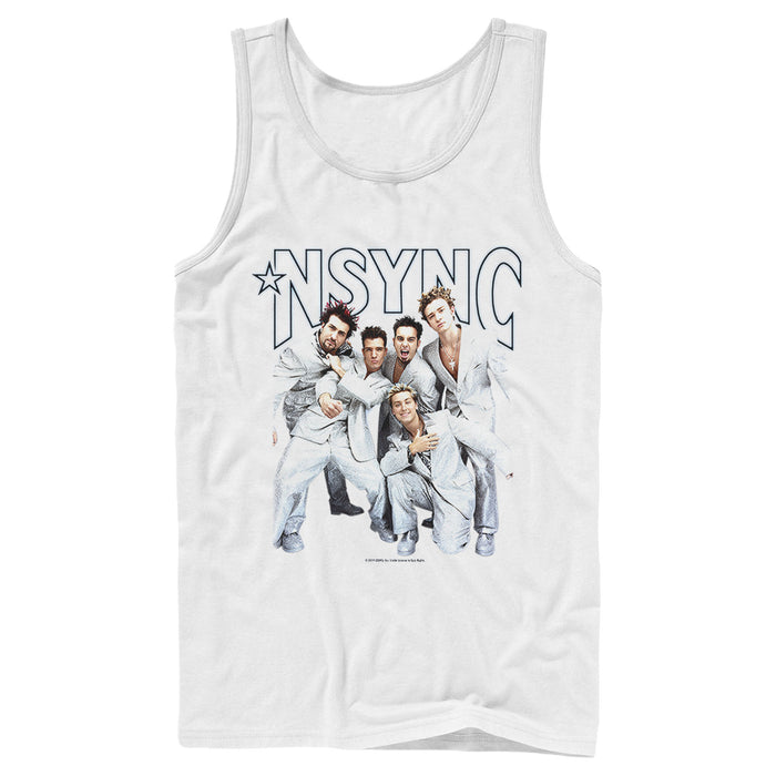 fifth sun Men's NSYNC Iconic Suits Tank Top