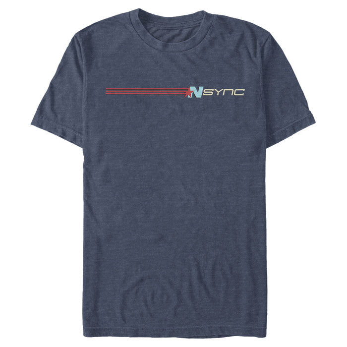 fifth sun Men's NSYNC Retro Band Stripe T-Shirt