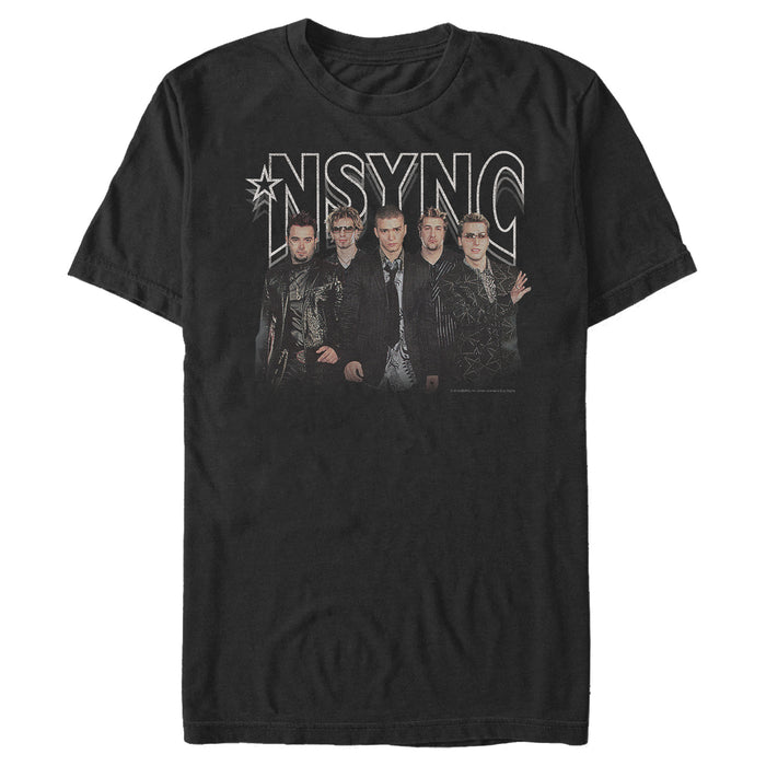 fifth sun Men's NSYNC Rocker Band Pose T-Shirt