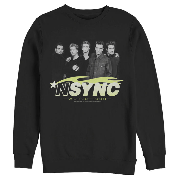 fifth sun Men's NSYNC World Tour Poster Sweatshirt