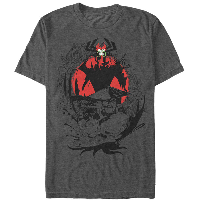 fifth sun Men's Samurai Jack Aku Sun Frame T-Shirt