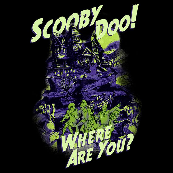 Fifth Sun Men's Scooby Doo Haunted House T-Shirt