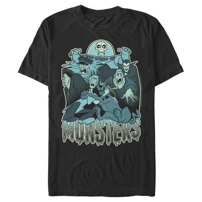 fifth sun Men's Scooby Doo Monster Attack T-Shirt
