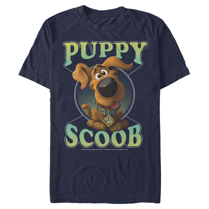 Fifth Sun Men's Scooby Doo Puppy Circle T-Shirt
