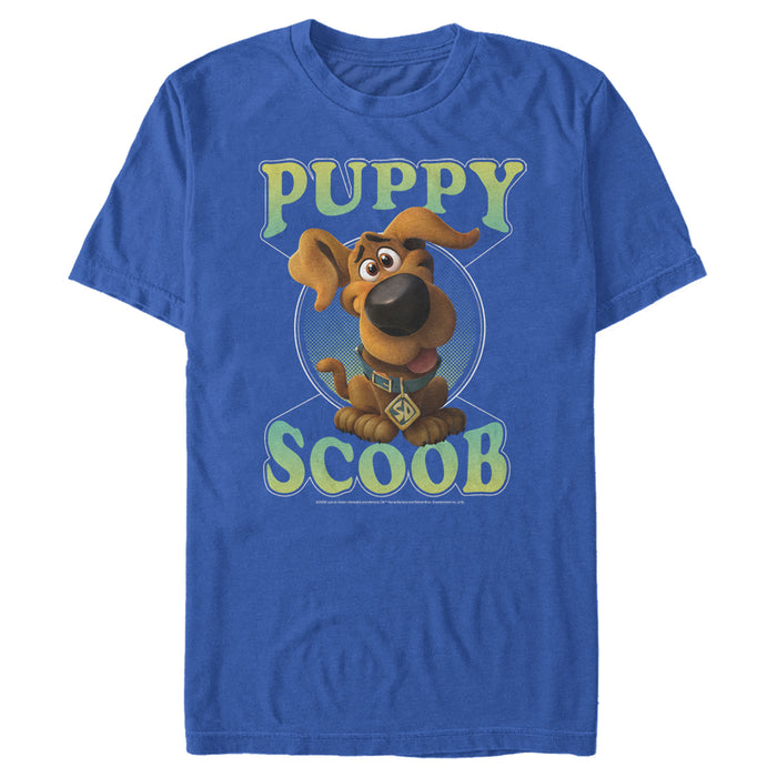 fifth sun Men's Scooby Doo Puppy Circle T-Shirt