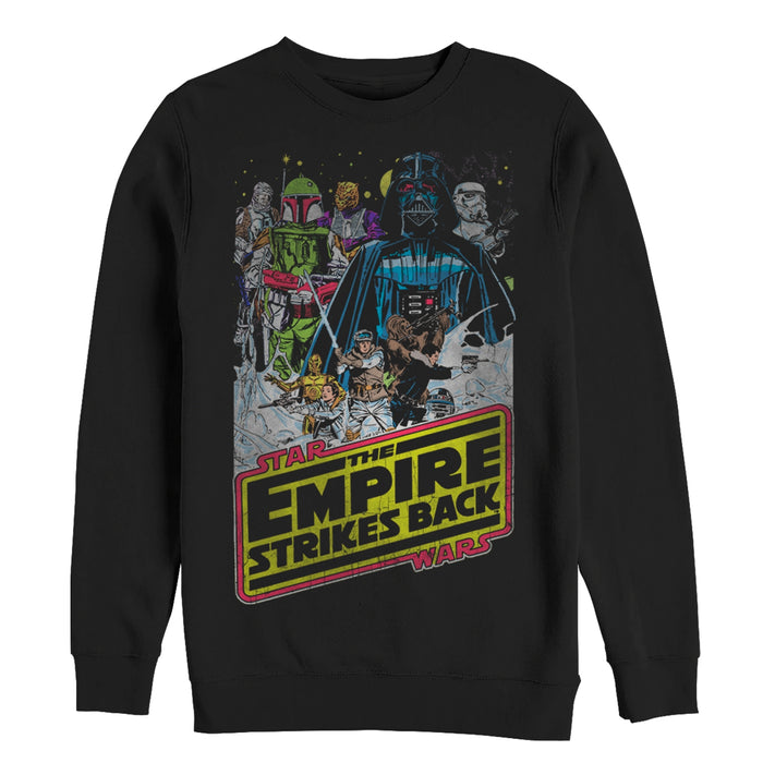fifth sun Men's Star Wars Movie Poster Sweatshirt