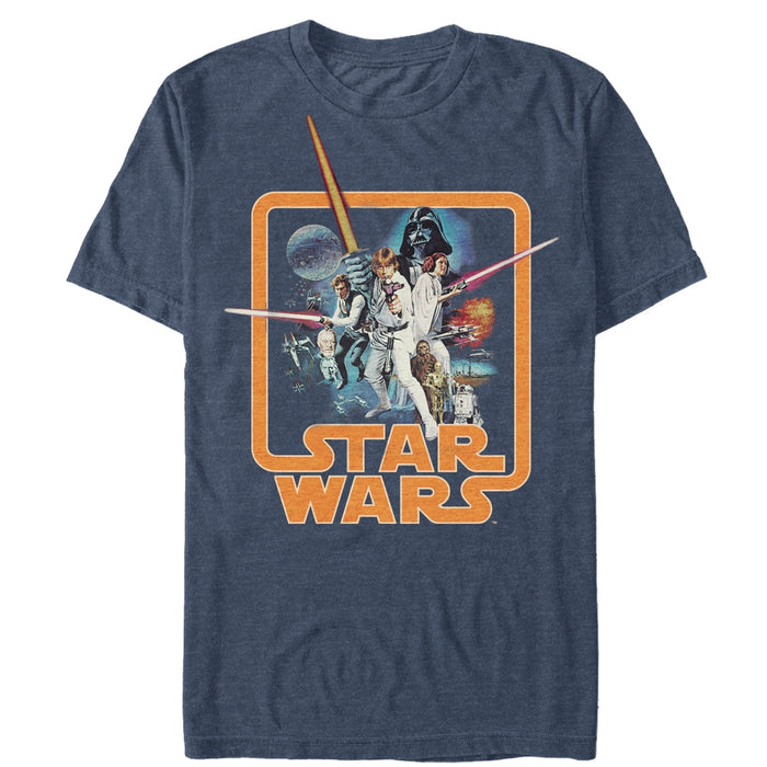 fifth sun Men's Star Wars Throwback T-Shirt
