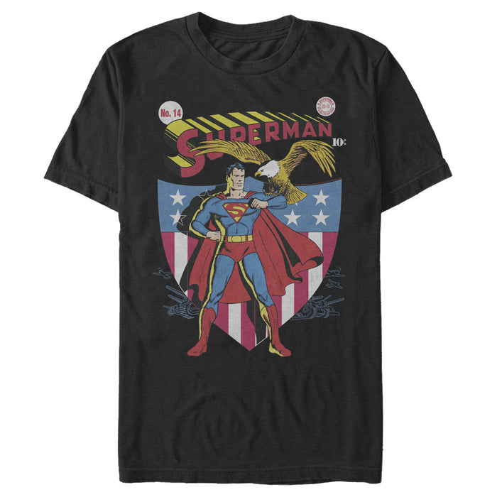 fifth sun Men's Superman American Hero T-Shirt