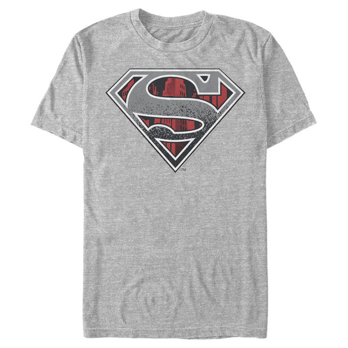 Fifth Sun Men's Superman Logo Grunge T-Shirt