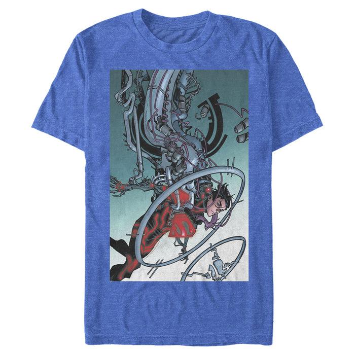 Fifth Sun Men's Superman Robotic Fall T-Shirt