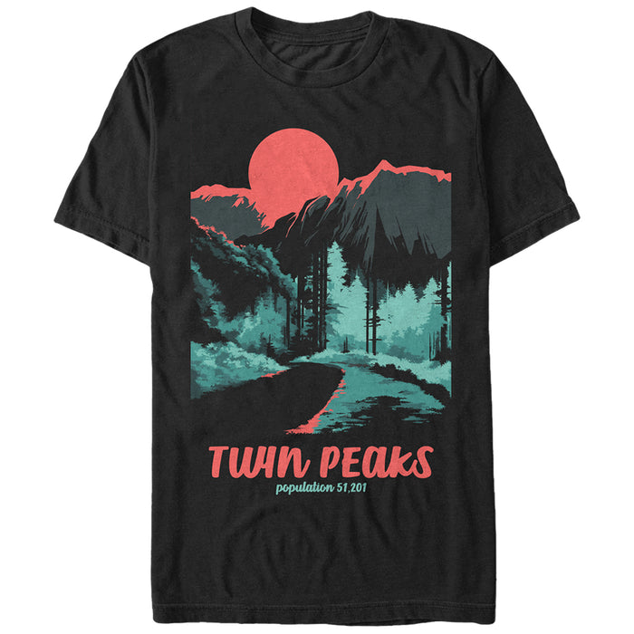 fifth sun Men's Twin Peaks Population T-Shirt