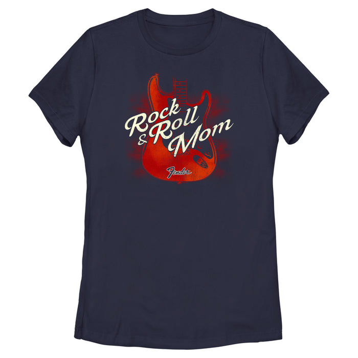 fifth sun Women's Fender Rock & Roll Mom T-Shirt