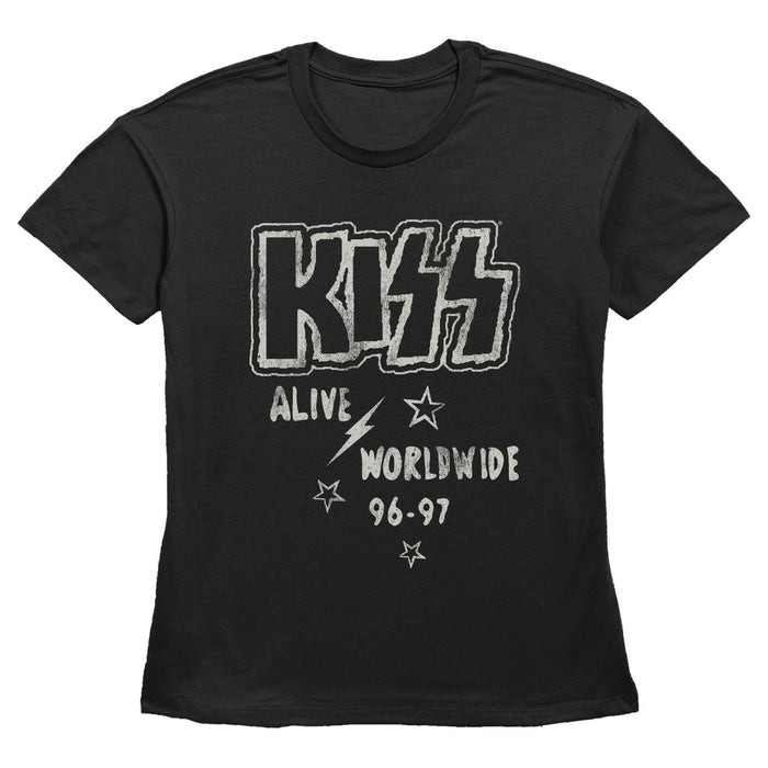 fifth sun Women's KISS Alive Worldwide T-Shirt