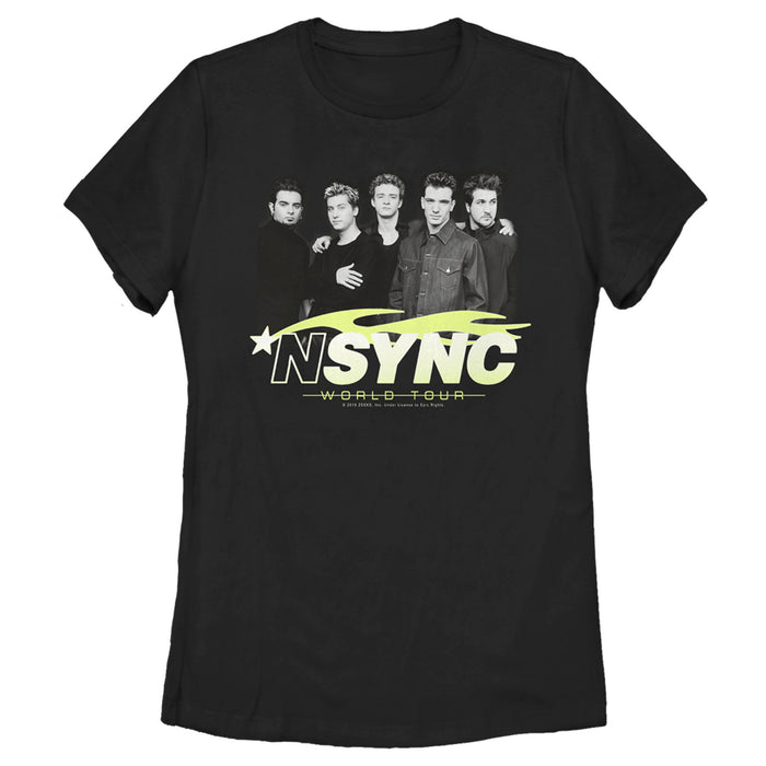 fifth sun Women's NSYNC World Tour Poster T-Shirt
