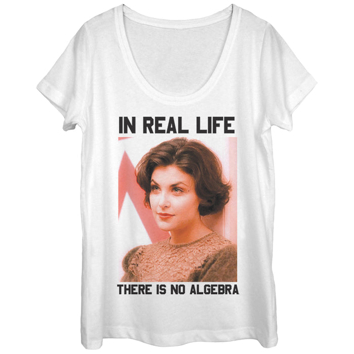 fifth sun Women's Twin Peaks No Algebra Scoop Neck