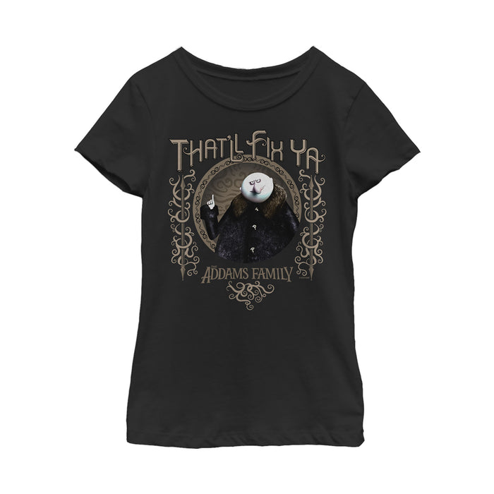 fifth sun Girl's Addams Family Uncle Fester That'll Fix Ya T-Shirt