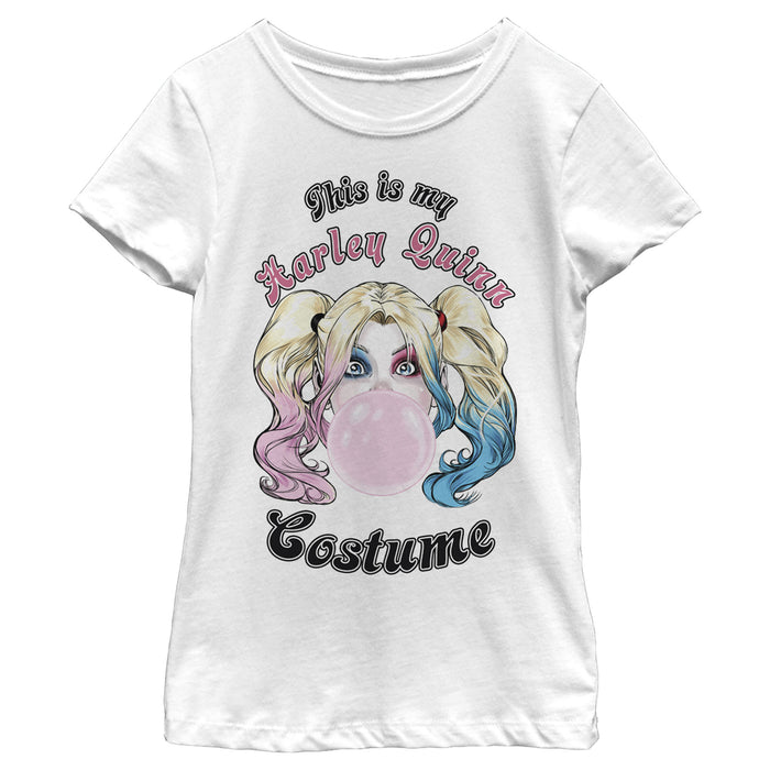 fifth sun Girl's Batman Harley Quinn Gum Costume T-Shirt