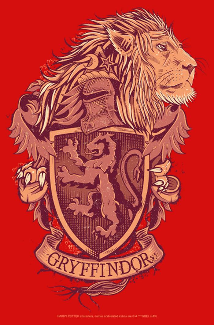 Fifth Sun Girl's Harry Potter Gryffindor Coat Of Arms T-Shirt