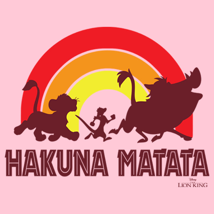 Fifth Sun Girl's Lion King Hakuna Matata Rainbow T-Shirt