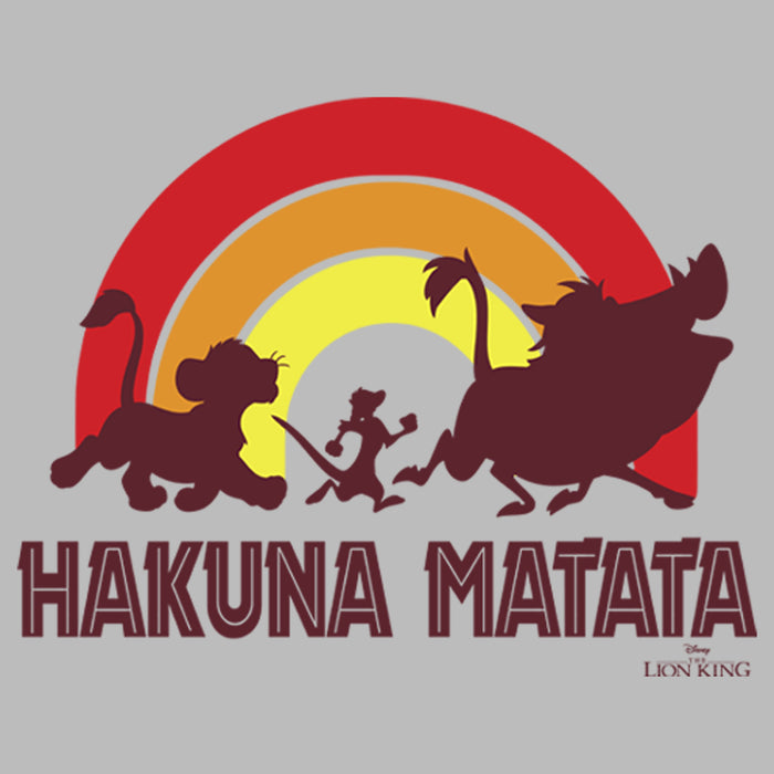 Fifth Sun Girl's Lion King Hakuna Matata Rainbow T-Shirt