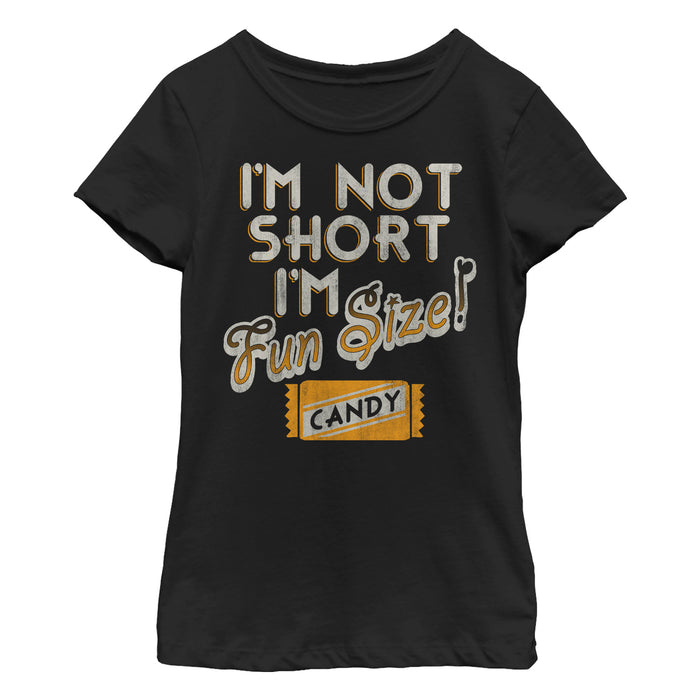 fifth sun Girl's Lost Gods Halloween Fun-Size Candy T-Shirt