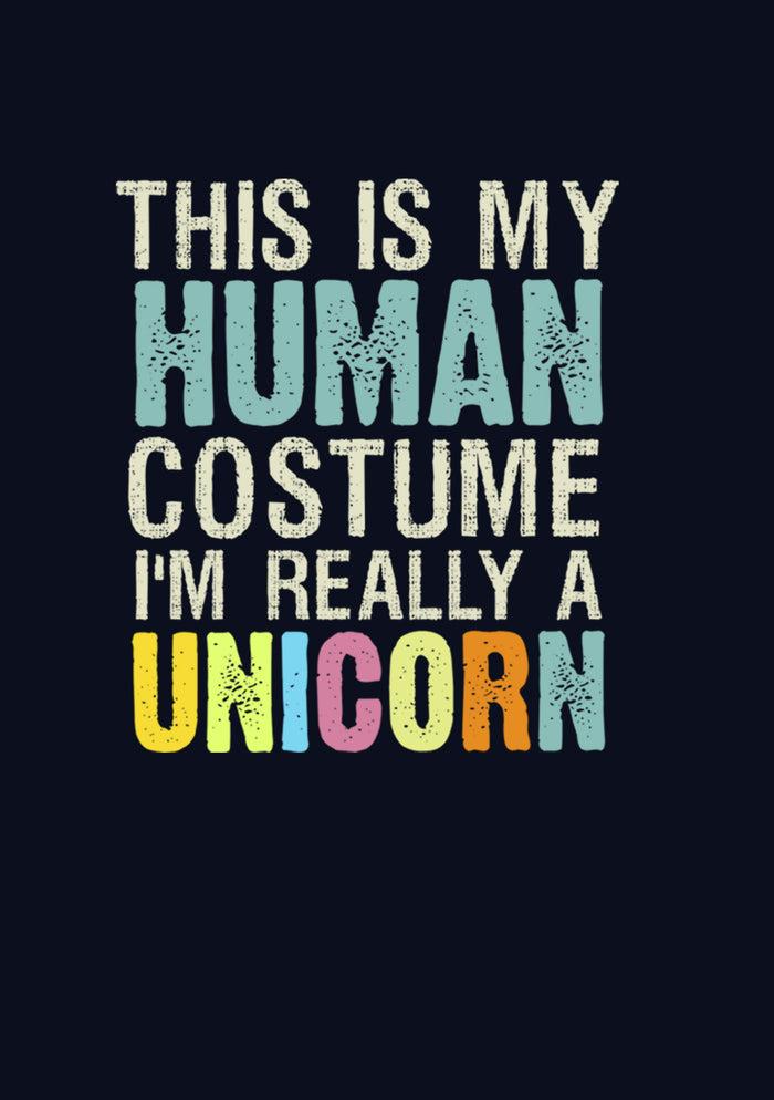 Fifth Sun Girl's Lost Gods Unicorn In Human Costume T-Shirt