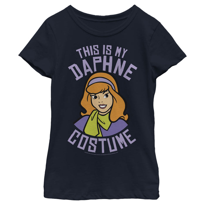 fifth sun Girl's Scooby Doo This Is My Daphne Costume T-Shirt