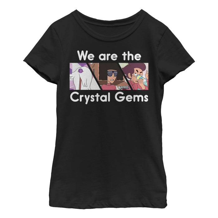 fifth sun Girl's Steven Universe We Are Crystal Gems T-Shirt