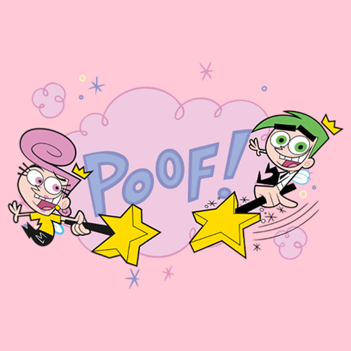 Fifth Sun Girl's The Fairly OddParents Cosmo And Wanda Poof T-Shirt