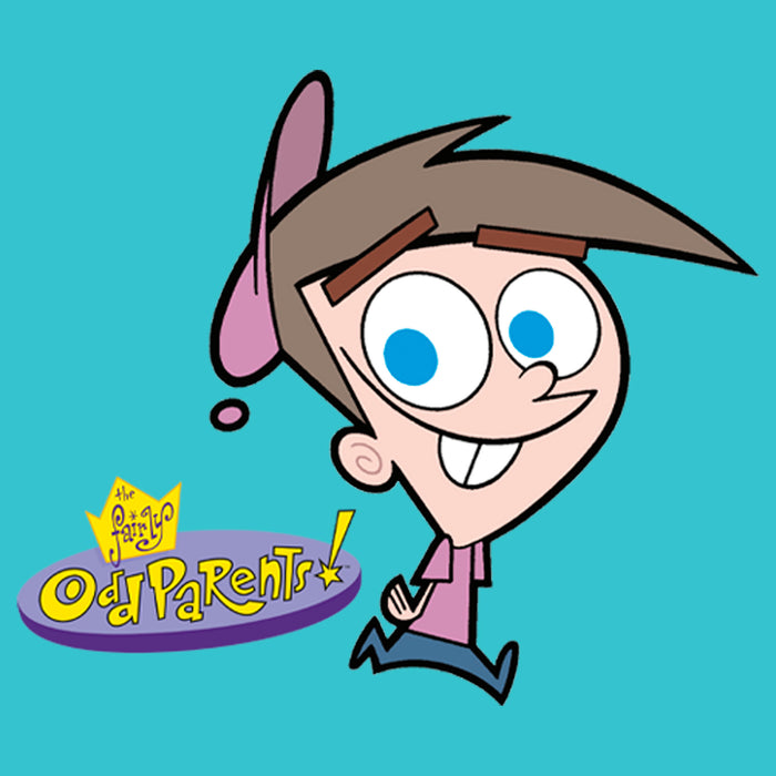 Fifth Sun Girl's The Fairly OddParents Timmy Turner Classic Logo T-Shirt