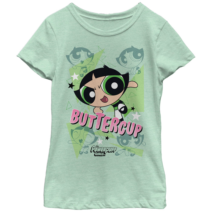 fifth sun Girl's The Powerpuff Girls Buttercup T-Shirt