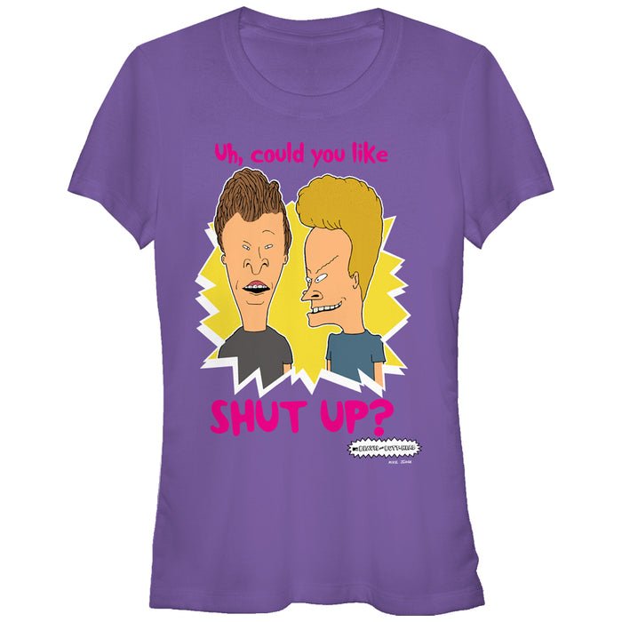 fifth sun Junior's Beavis and Butt-Head Could You Like Shut Up T-Shirt