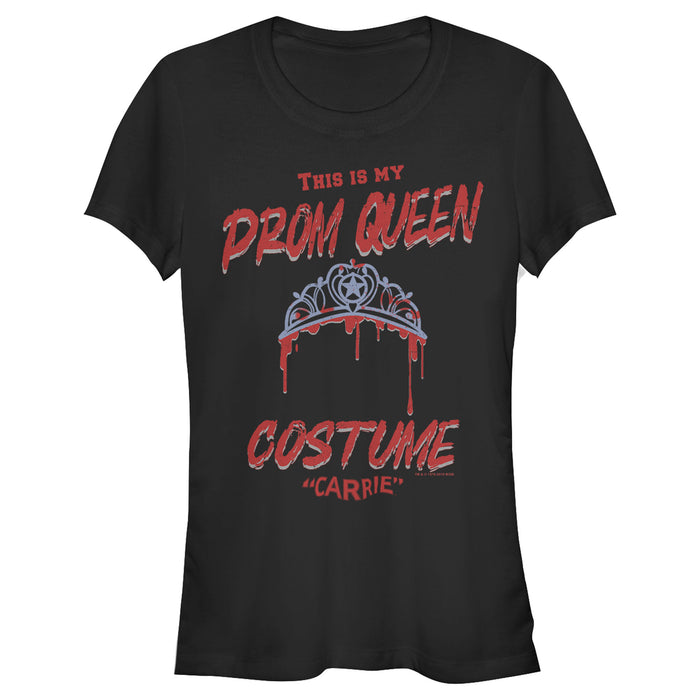 fifth sun Junior's Carrie Prom Queen Costume T-Shirt