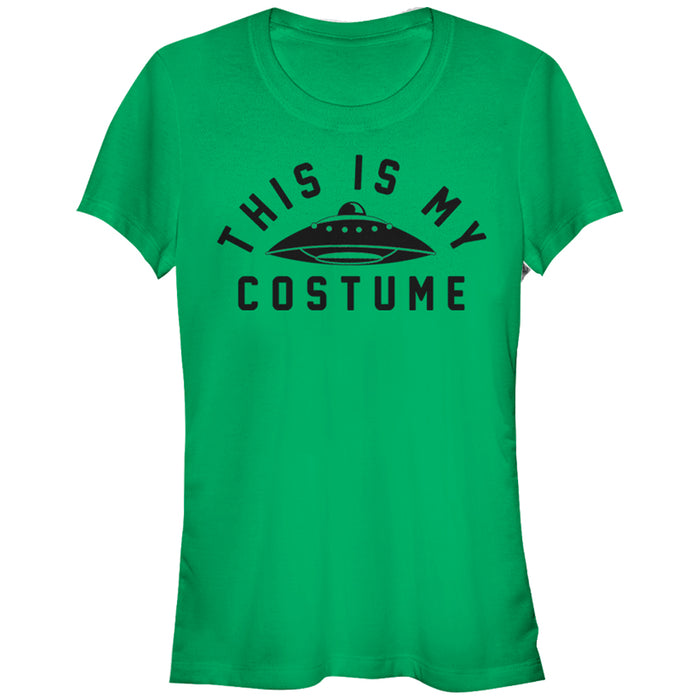 fifth sun Junior's CHIN UP Halloween Alien Costume T-Shirt