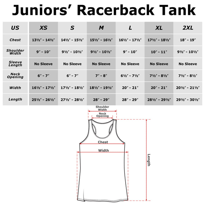Fifth Sun Junior's CHIN UP Wine To Do List Racerback Tank Top